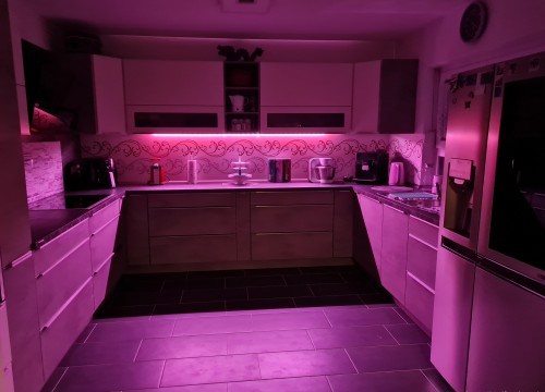 Küche beleuchtet